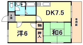 ハミング門戸の間取り画像