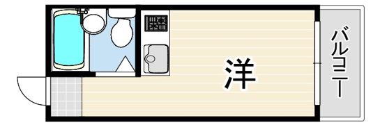 ロワイヤル北野の間取り画像