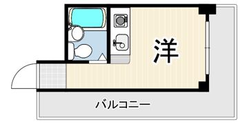 シャトー北野の間取り画像