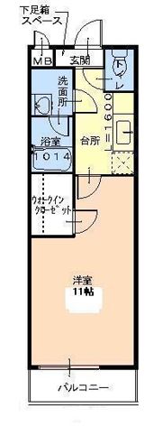 フジパレス立花サウスの間取り画像