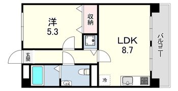ソフィア朝霧の間取り画像