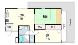 芦屋エルジャン2の間取り画像