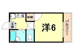 サンハウス甲子園の間取り画像