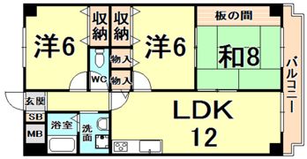 CASA IKUMATAIIの間取り画像