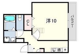 パティオ神戸の間取り画像