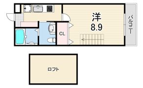 アロハ舞子の間取り画像
