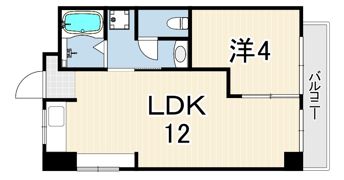 ウィズ富松2番館の間取り画像