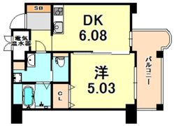 チェリービュウ芦屋川の間取り画像