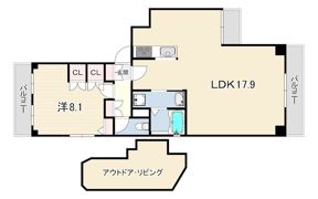 晴山館の間取り画像