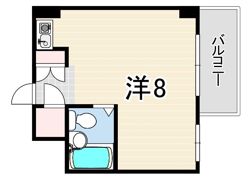ル・シェール住吉の間取り画像