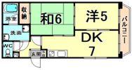 サンライフ若草の間取り画像