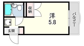 アメニティハイツ上ヶ原弐番館の間取り画像