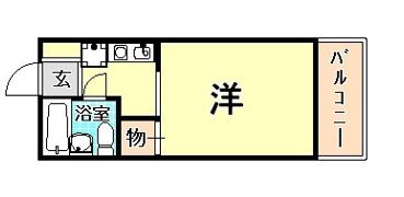 山手ダイヤハイツB棟の間取り画像