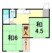 中野マンションの間取り画像