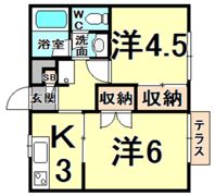パークサイドハウスの間取り画像
