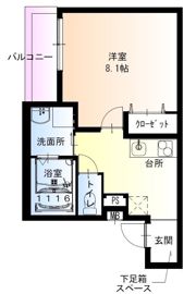 フジパレス尼崎東園田1番館の間取り画像