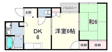 パラシオの間取り画像