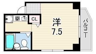 エイエムハイツの間取り画像