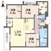 SHAMAISON ECRACIE 大屋町の間取り画像