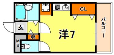 キャッスルアート御影の間取り画像