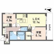 SHAMAISON GARDENS 旭が丘2の間取り画像