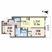 SHAMAISON GARDENS 旭が丘2の間取り画像