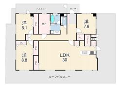 グランディール夙川の間取り画像