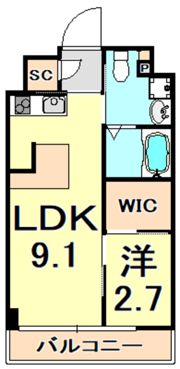 ロゼノワール芦屋の間取り画像