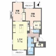 グレイス神戸住吉の間取り画像