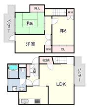 天道町ハイツの間取り画像