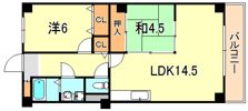 クレール松の内の間取り画像