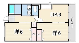 ラ・パルテール壱番館の間取り画像