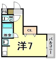 ビーンズマンションの間取り画像
