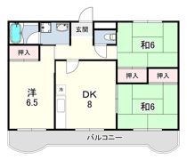 第2稲野マンションの間取り画像