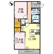 シャルム アンジュの間取り画像