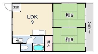 ホーク武庫之荘の間取り画像