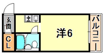 コスモメイト北野の間取り画像