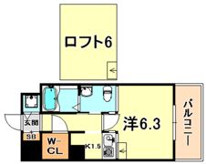 スパンキーギャレットの間取り画像