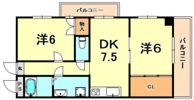 ハイツまやの間取り画像