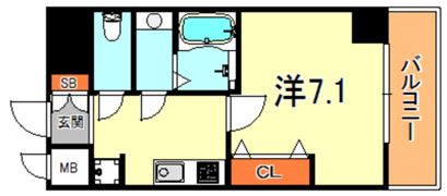 LUXE芦屋南の間取り画像
