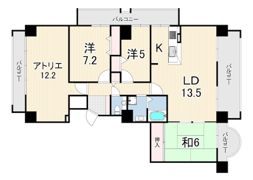 RICウエストコート4番街523号棟の間取り画像