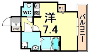 ONLYONE伊丹中央の間取り画像