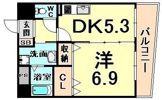 グランデル武庫之荘の間取り画像