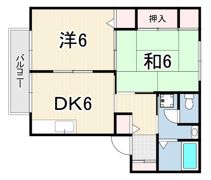 エクセレント西明石B棟の間取り画像