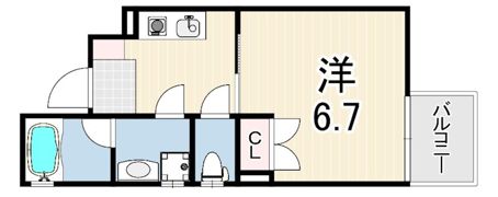 LIBERTY杭瀬の間取り画像