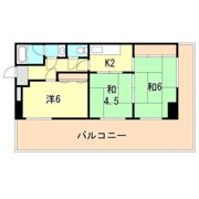 ヴィラコート三宮の間取り画像