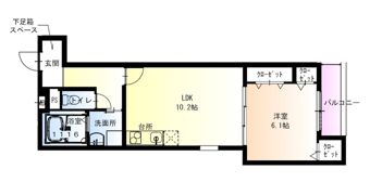 フジパレス御影本町の間取り画像