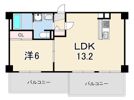 FOREST COURT ITAMIの間取り画像