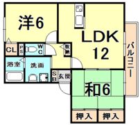 イーストハイム2の間取り画像