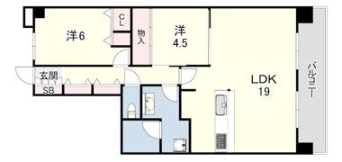 アルファステイツ朝霧丘の間取り画像
